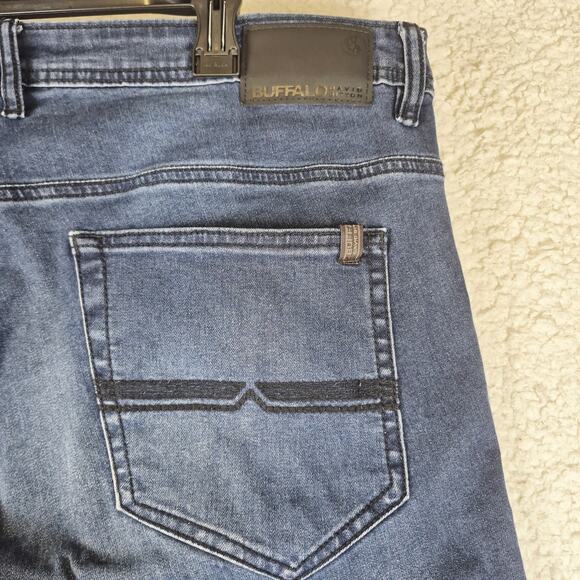 Buffalo David Bitton Axel Slim Stretch Jeans Men’s 38x32 Blue Denim - Picture 11 of 15